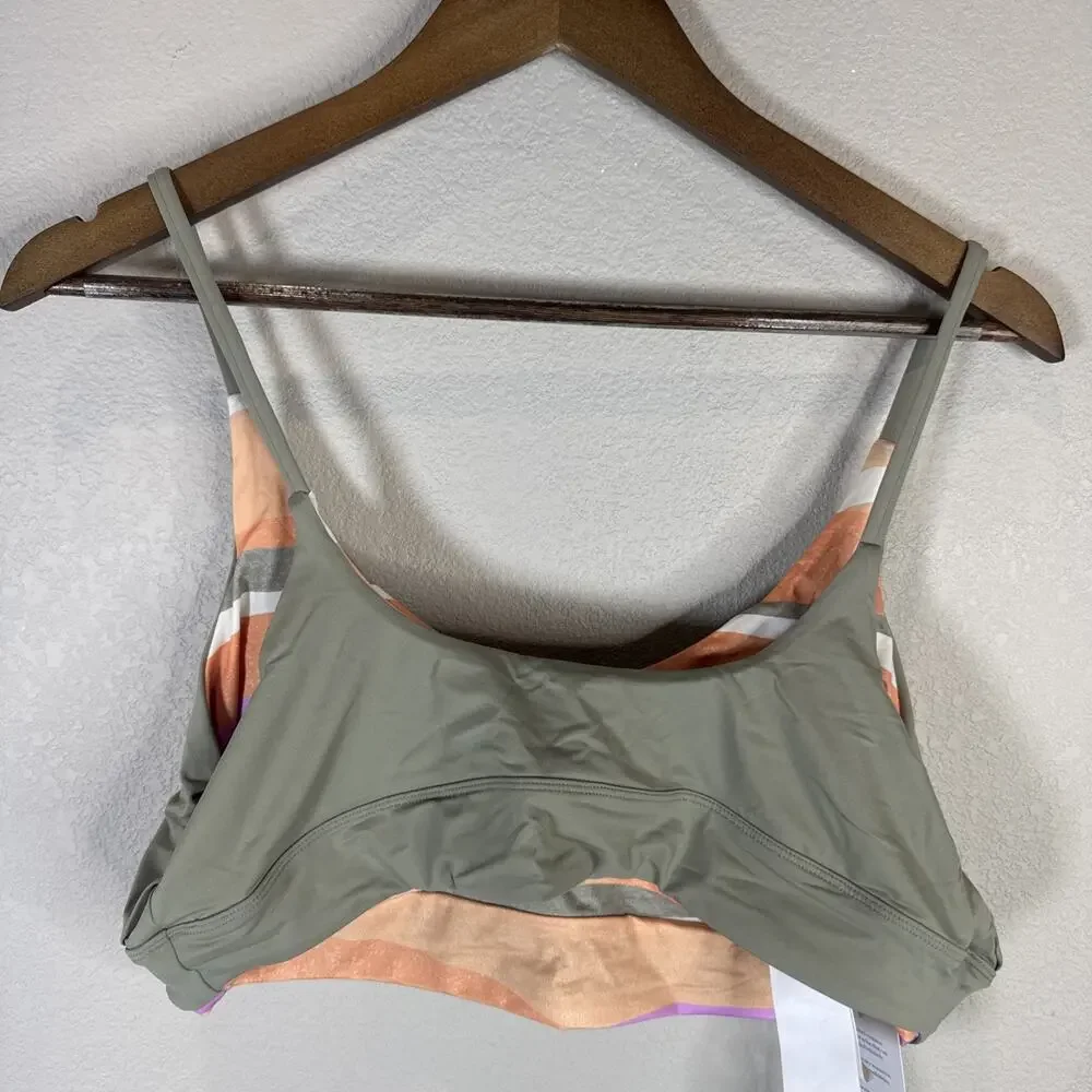 Prana Swim Top XL Fair Trade Reversible Willow Bralette Athletic‎ Padded